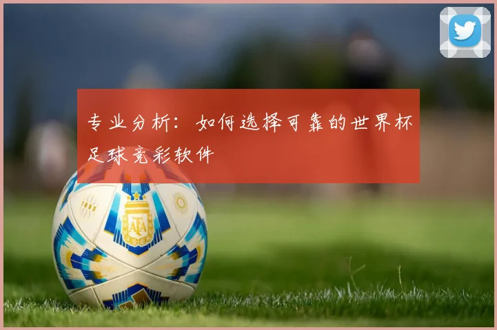 专业分析:如何选择可靠的世界杯足球竞彩软件